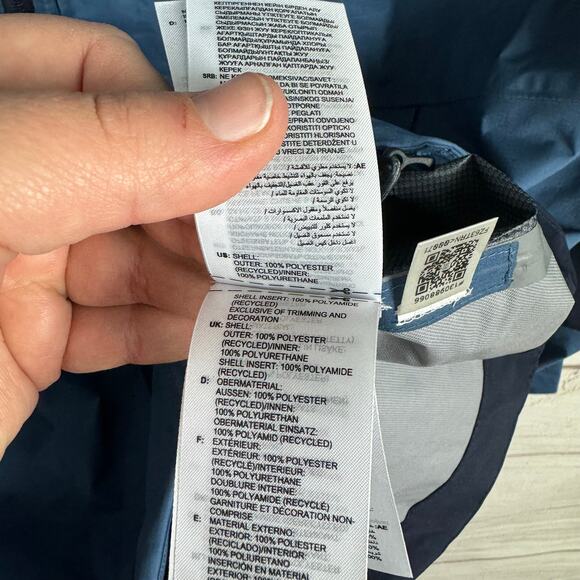 Adidas Plus Size Blue Terrex Xploric RAIN.RDY Hiking Jacket Size 1X - Picture 8 of 15